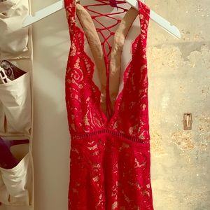 COPY - Pamela lace up bodycon dress